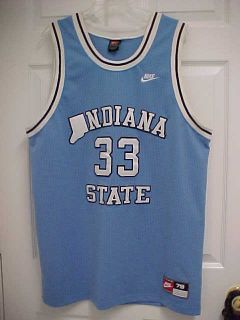 INDIANA STATE SYCAMORES 33 Larry Bird 1979 Throwback Nike Stitched