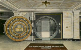 INDIANAPOLIS, INDIANA Interior Safe Deposit Vault National Bank