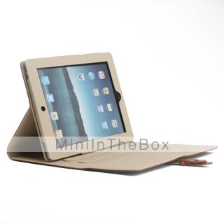 USD $ 28.41   Protective Doublebreasted Leather Case for iPad 2,