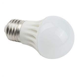 USD $ 11.99   E27 3W 270LM Natural White Light LED Ball Bulb (110 240V