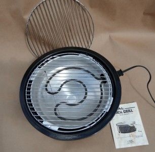 Rival Electric Smokeless Ceramic Indoor Crock BBQ Grill Model 5750