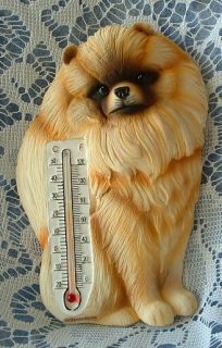  Purebred Dogs POMERANIAN Puppy Dog INDOOR OUTDOOR THERMOMETER