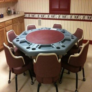 Sided Poker Table Indoor Outdoor Game Table Domino