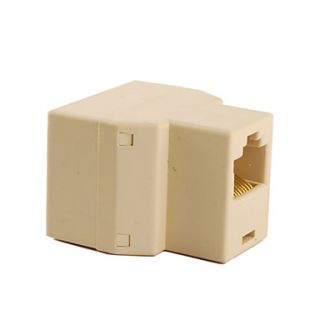 EUR € 0.73   2 till 1 RJ45 nätverk omvandlare adapter, Gratis frakt