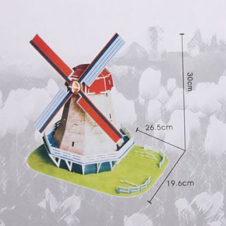 EUR € 13.24   Architecture 3D Puzzle bricolage Hollande Moulin à