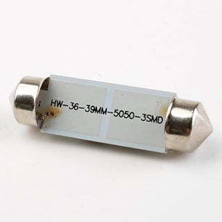 EUR € 2.47   36mm 5050 SMD 3 ledede hvidt lys guirlande pære til