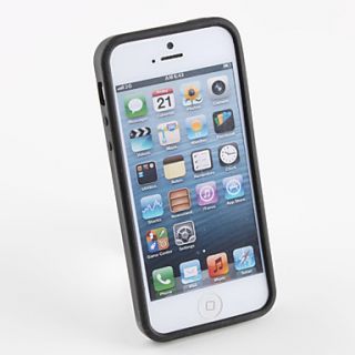 USD $ 3.49   Black Soft Case for iPhone 5,