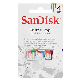 EUR € 9.47   4GB SanDisk Cruzer Pop USB 2.0 Flash Drive, Frete