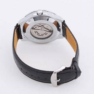 USD $ 18.49   Mens PU Analog Mechanical Casual Watch (Assorted Colors