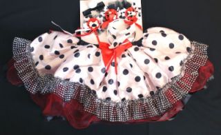 Dalmation Tutu Child Costume 6pc Puppy Dog Girl Kit Kids Dress Up