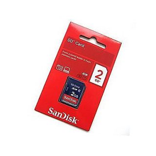 USD $ 8.49   2GB SanDisk SD Memory Card,