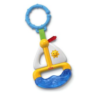 New Fisher Price Soft Sailboat Teether Baby Infant Toys
