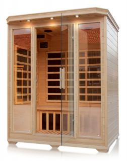 Person Luxury Infrared Sauna Carbon Fiber Heat Saunas
