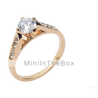 USD $ 3.49   Fashion Diamond Studded Gilt Ring,