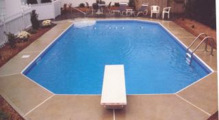 20 6 x 40 6 Grecian Inground Polymer Swimming Pool Kit