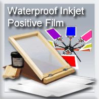 Waterproof Inkjet Transparency Film 8 5 x 11 10 Sheet