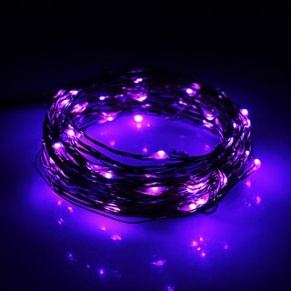 USD $ 27.69   5M 50 LED Purple Copper Wire String Fairy Light with AC