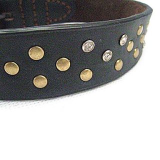  Adjustable Dog Collar (52 x 3cm, Black), Gadgets