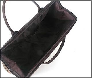 USD $ 20.79   Waterproof Nylon Travel Handbag (Chocolate),