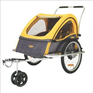 Instep Rocket Bicycle Trailer Double Yellow Gray 12 MK553