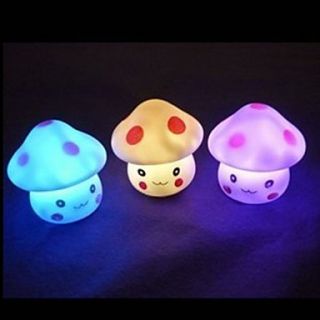 USD $ 2.99   Lovely Mushroom Style Mood Night Light (Random Color