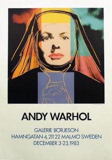 RARE Sweden Edition Warhol Ingrid Bergman as Nun
