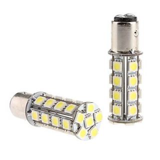 EUR € 9.56   BAY15D 1157 5W 30x5050 SMD wit licht LED lamp voor in