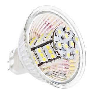 MR16 3.5W 54x3528 SMD 240 260LM 6000 6500K Blanc Naturel Ampoule de