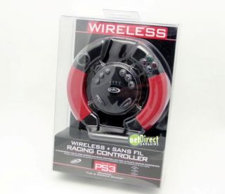 New Intec G7783 Wireless Racing Wheel PS3 Controller