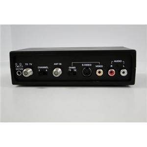  007 RF Modulator TV Adapter AV Signal Converter w s Video Input