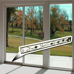 Sliding Glass Patio Door Interior Window for Home Security Lock New