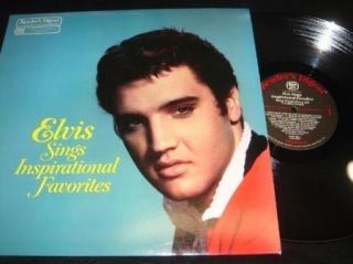 Elvis Presley Sings Inspirational Favorites LP Mint Vinyl
