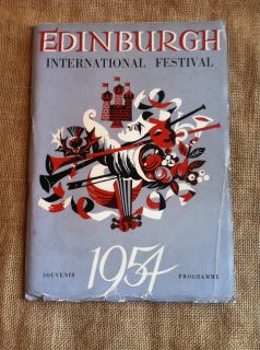 Edinburgh International Festival of Music and Drama 1954 Souvenir