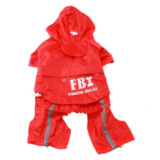 EUR € 10.57   fbi regenjas met hoed rand voor honden (xs xl, diverse