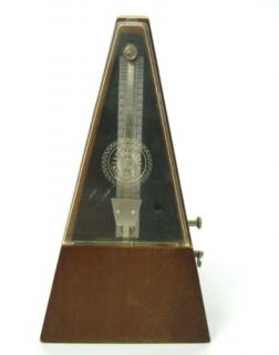 Vintage Metronome Pendulum Instrument Wood Case