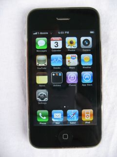 Apple iPhone ATT 3G 8GB Unlocked Jailbroken T Mobile OK
