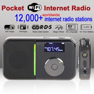 Pocket WiFi PPS Wireless Internet Radio 12000 Stations