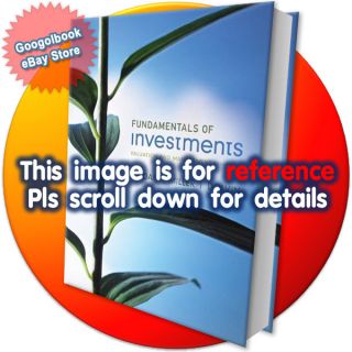 Fundamentals of Investments 6th International Edition 0077457641