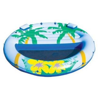 Intex Island Oasis Inflatable Floating Pool Lounge Quick Fill Air Pump