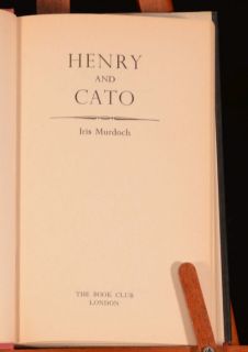 1976 Iris Murdoch Henry and Cato First Edition with Dustwrapper