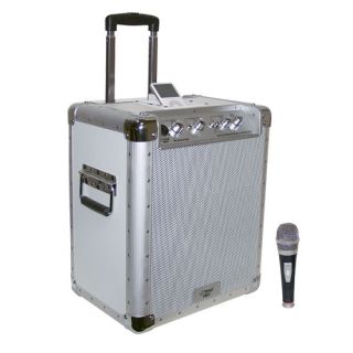 New 2011 Pyle Portable 400W PA Speaker System iPod Dock