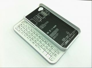  Protective Slim Case Bluetooth Keyboard  For iPhone 4 4S iPod Touch