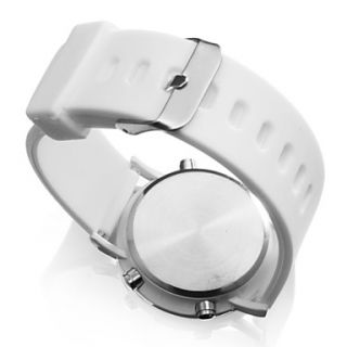 EUR € 3.67   Montre Sportive, Cadran Miroir   Blanche, livraison