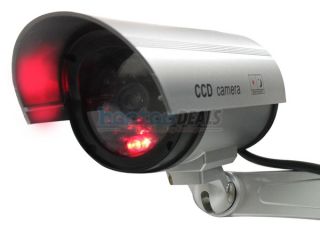 2X Outdoor Indoor Fake Surveillance Security Dummy Camera Waterproof