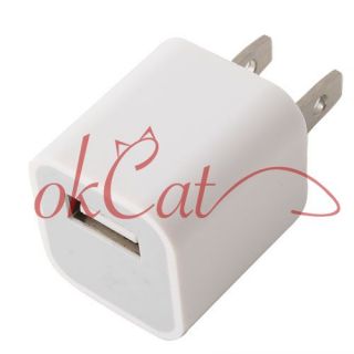 USB AC Power Charger Adapter for Apple iPod iPhone 3G