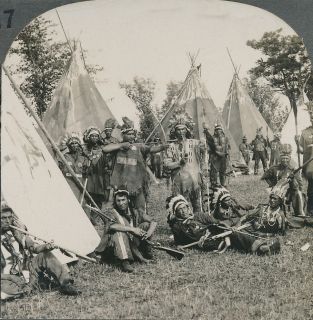 Canada SV Iroquois Indians Keystone History Set Scarce