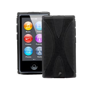  Hybrid TPU Protector Case for Apple iPod Nano 7th Generation (Black