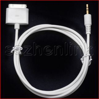 iPod Dock Cable End Male to 3 5mm Cable Aux Input W