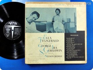 Ella Fitzgerald Sings The George Ira Gershwin Song Book MG V 4024 Jazz