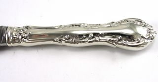 Wallace Irving Sterling Silver Dinner Knife 8 3 4” Long Pattern 1900